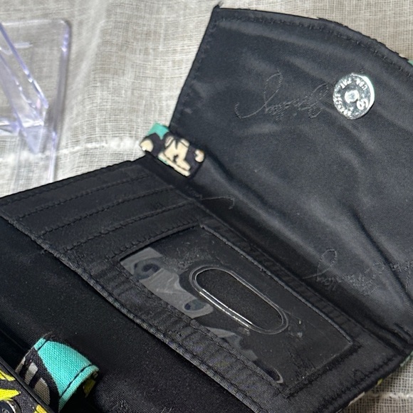 Vera Bradley Island Blooms Design Wallet Phone Holder Wallet Case Designer GUC - Picture 8 of 10